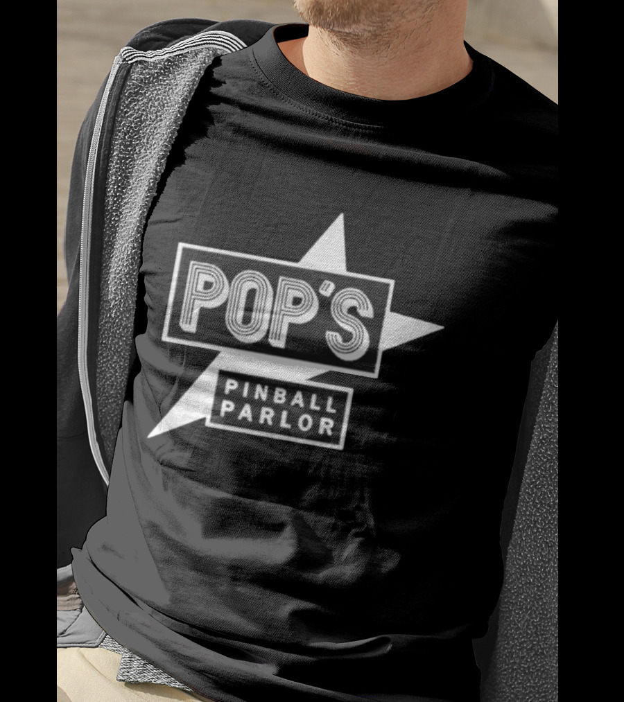 Pop’s Pinball Parlor Logo T-Shirt