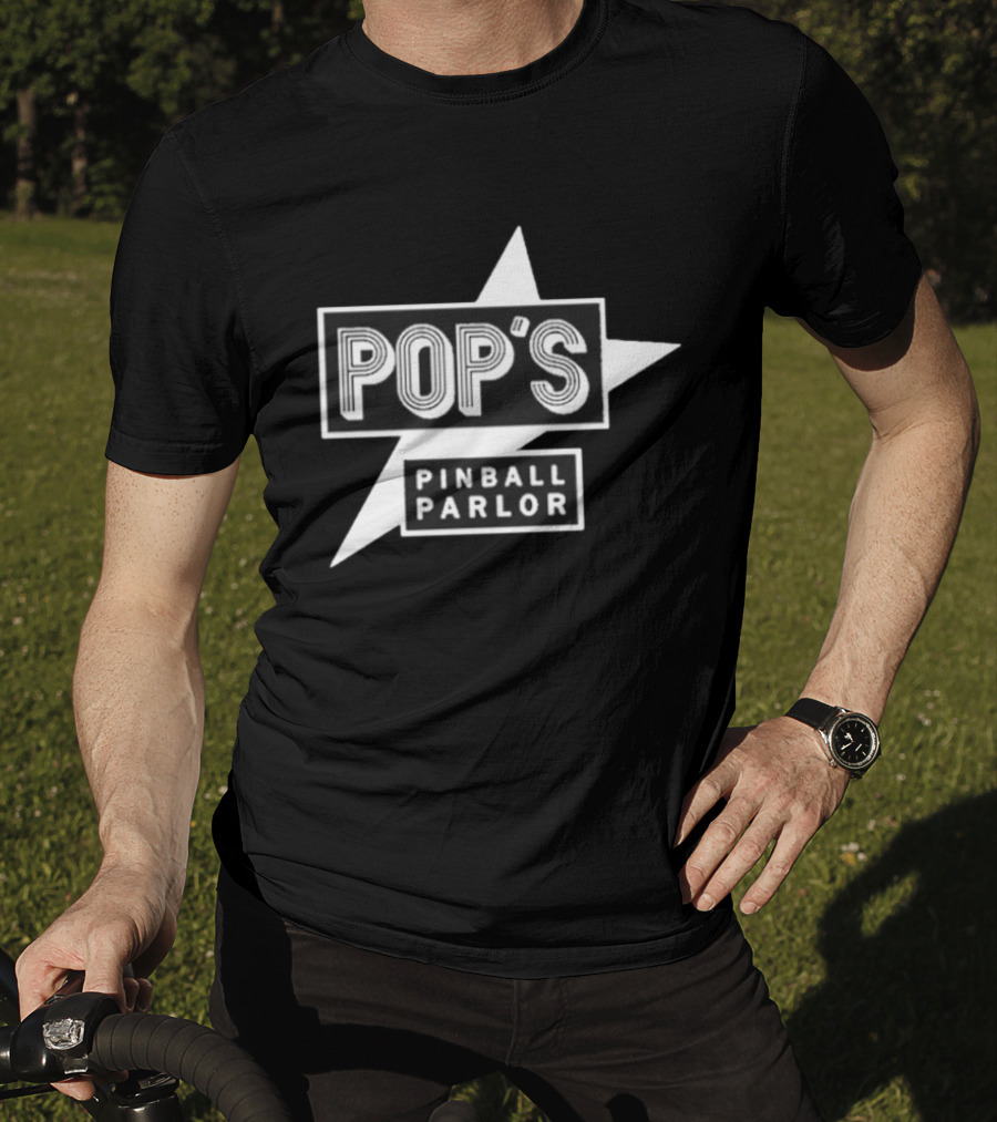 Pop’s Pinball Parlor Logo T-Shirt