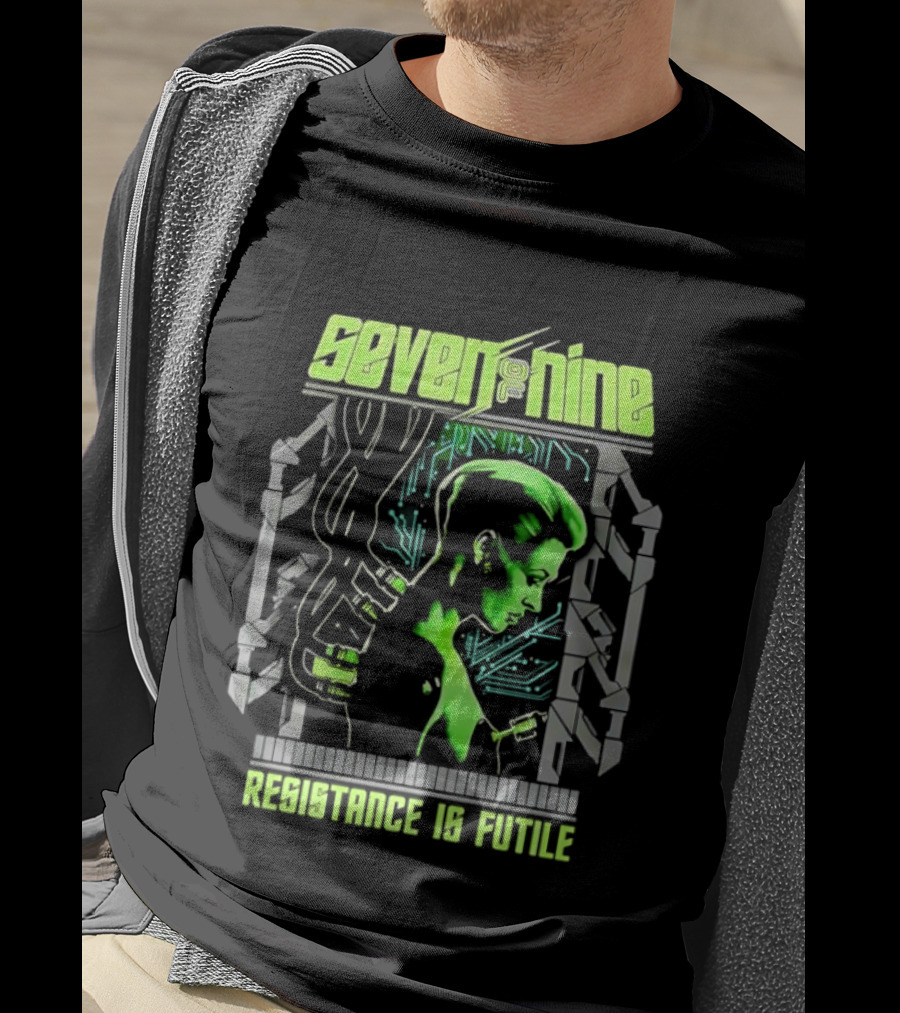 Seven Of Nine Resistance Is Futile Borg Assimilation T-Shirt