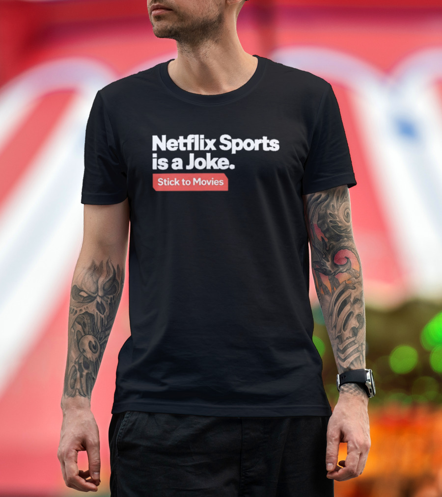 Off Duty Lifeguard Save Yourself Netflix Sports Is A Joke Stick To Movies T-Shirt