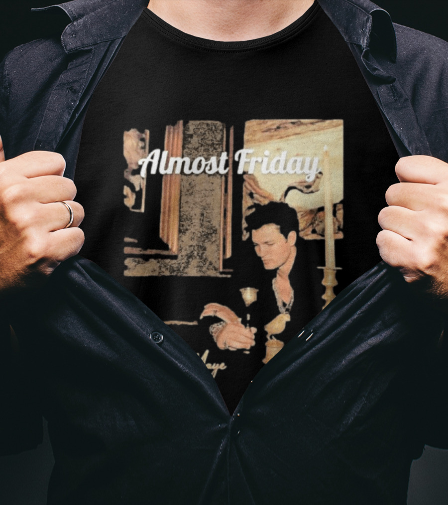 Almost Friday Drake Maye Surreal Collage Assembly T-Shirt