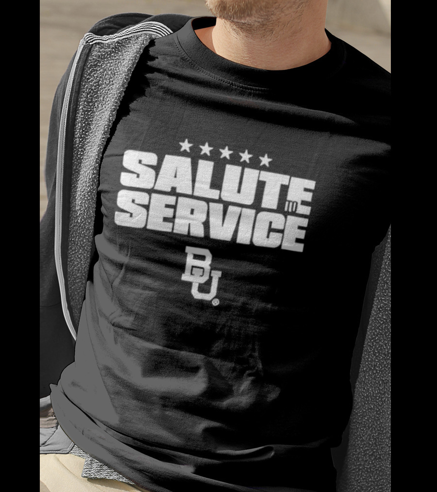 Baylor Bears BU Salute To Service Stars T-Shirt