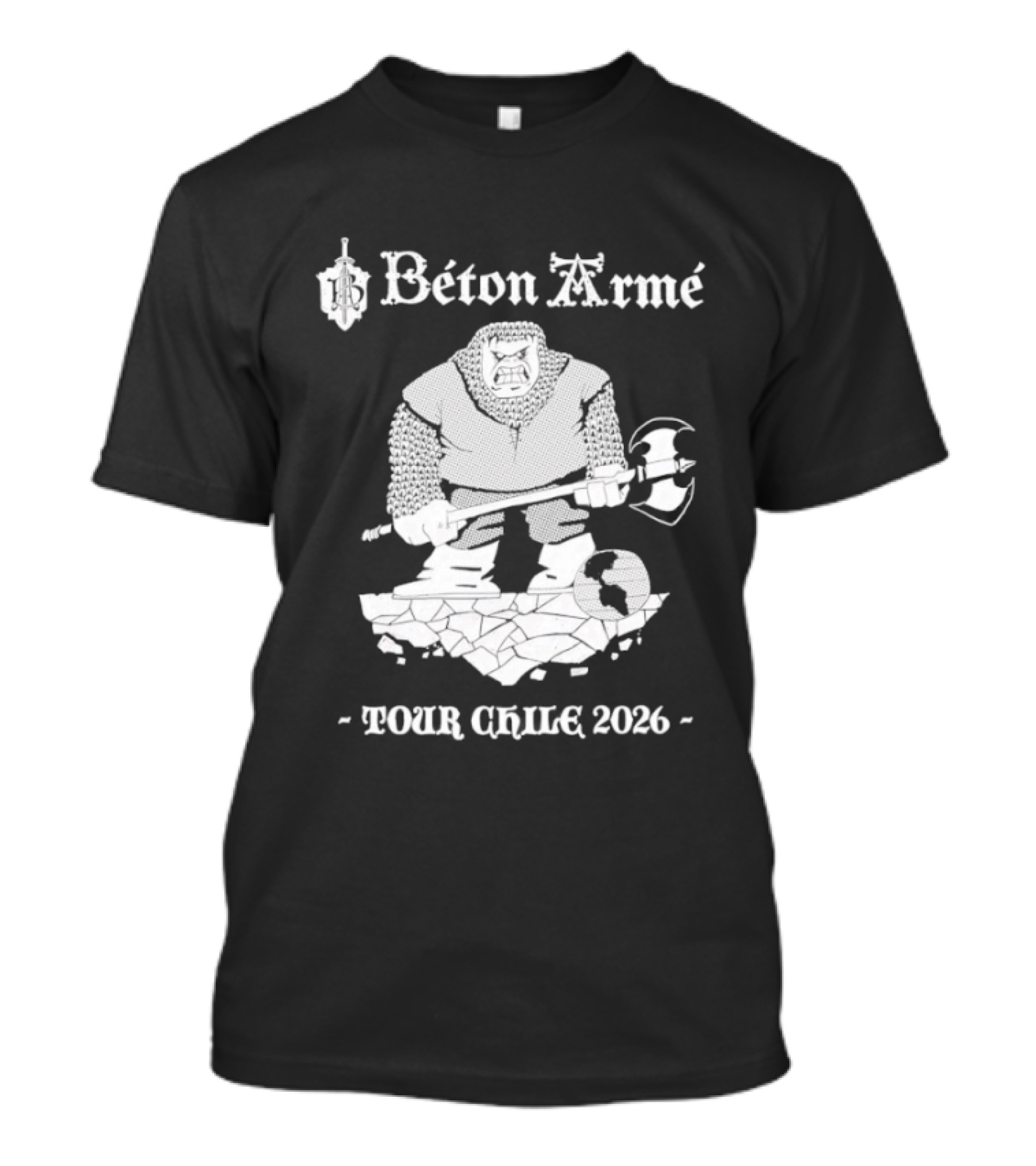 Béton Armé Tour Chile 2026 T-Shirt