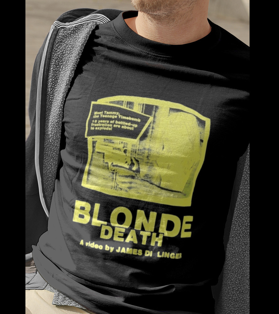 Blonde Death Teenage Timebomb Video By James D Lange 12 Years Frustration Explosion T-Shirt