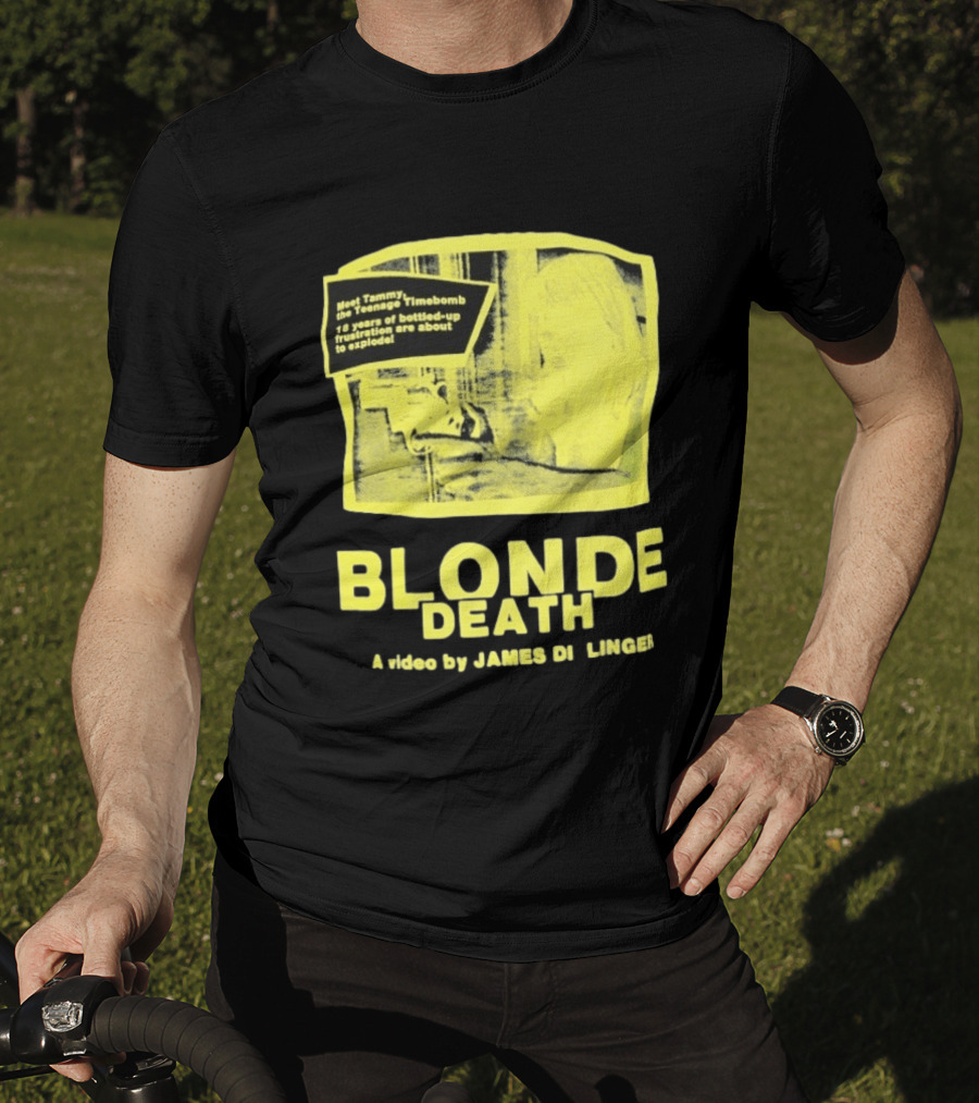 Blonde Death Teenage Timebomb Video By James D Lange 12 Years Frustration Explosion T-Shirt