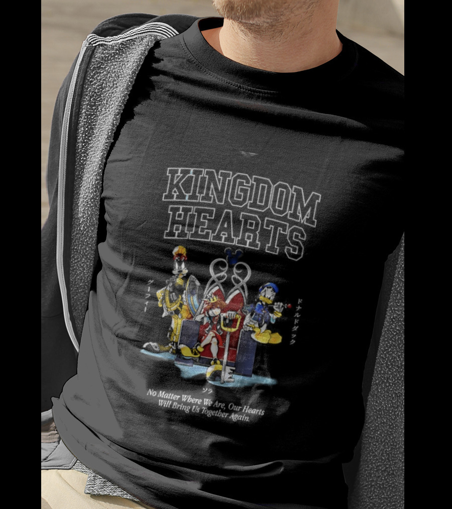 Kingdom Hearts Our Hearts Will Bring Us Together Again T-Shirt