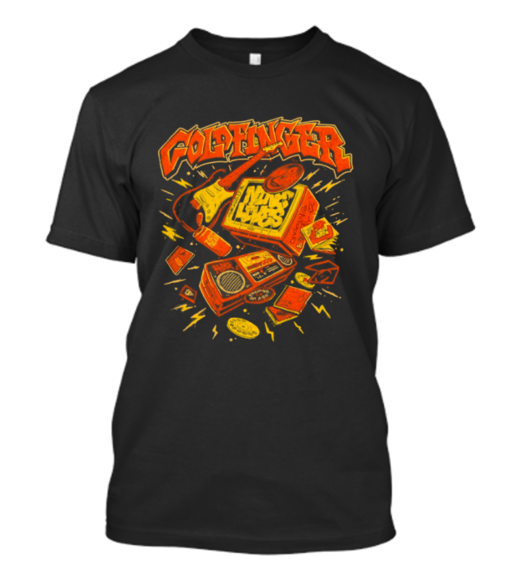 Goldfinger Nine Lives Music Explosive T-Shirt