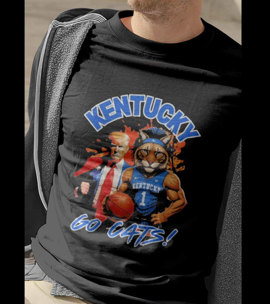 Kentucky Wildcats Trump Basketball Go Cats T-Shirt