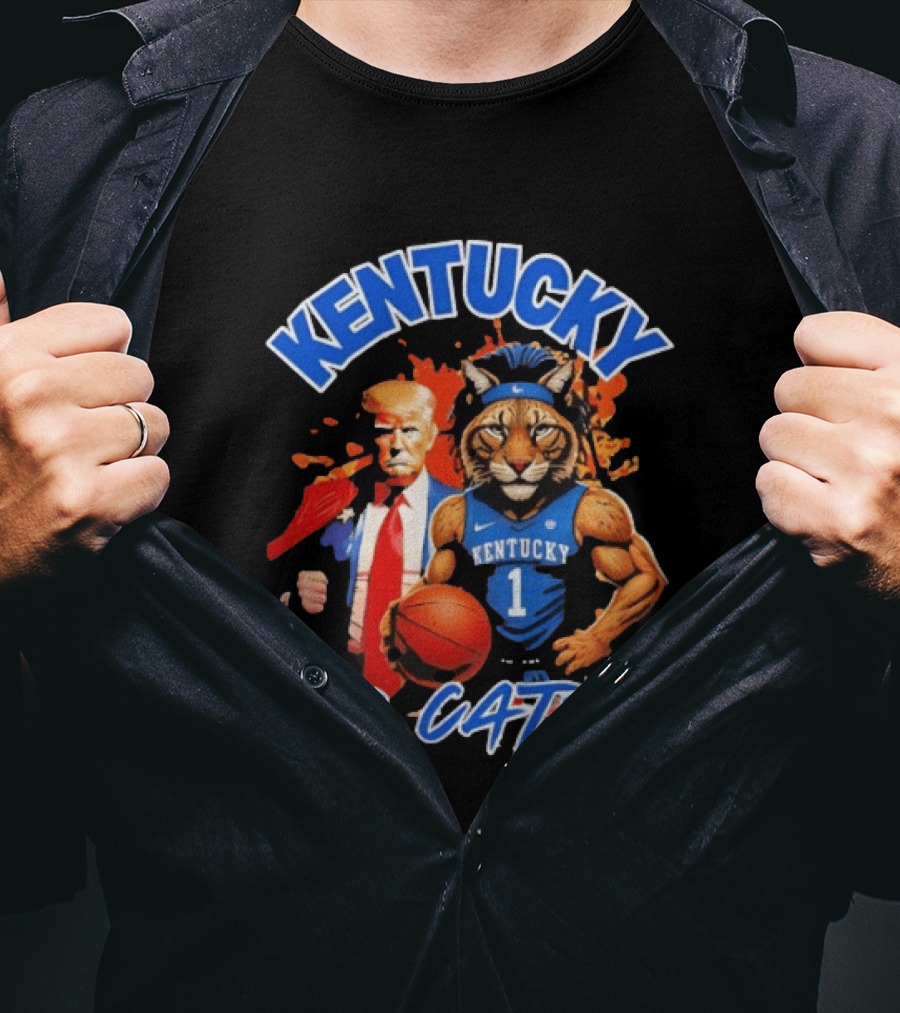 Kentucky Wildcats Trump Basketball Go Cats T-Shirt