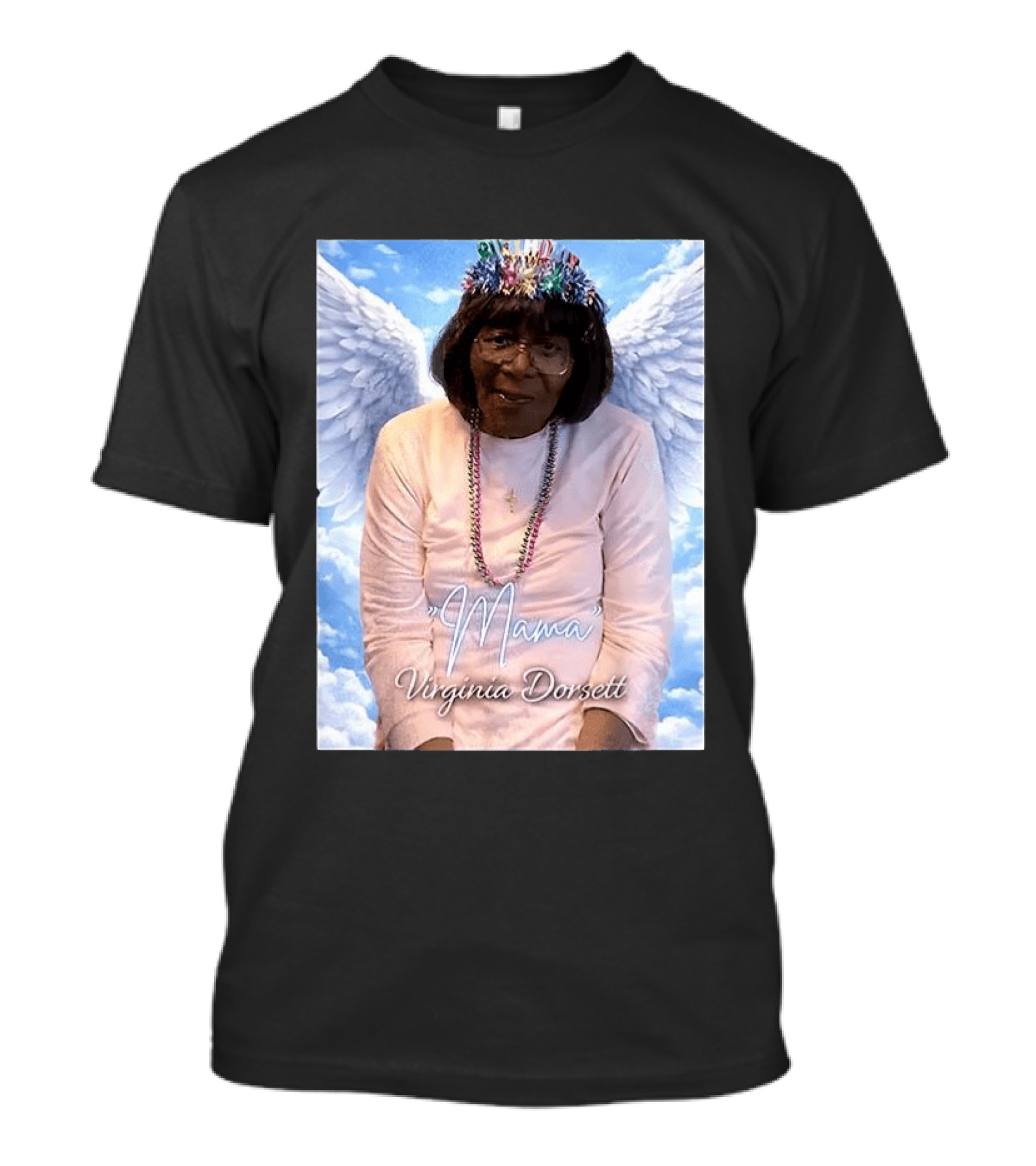 Mama Virginia Dorsett Angel Wings Celebration T-Shirt