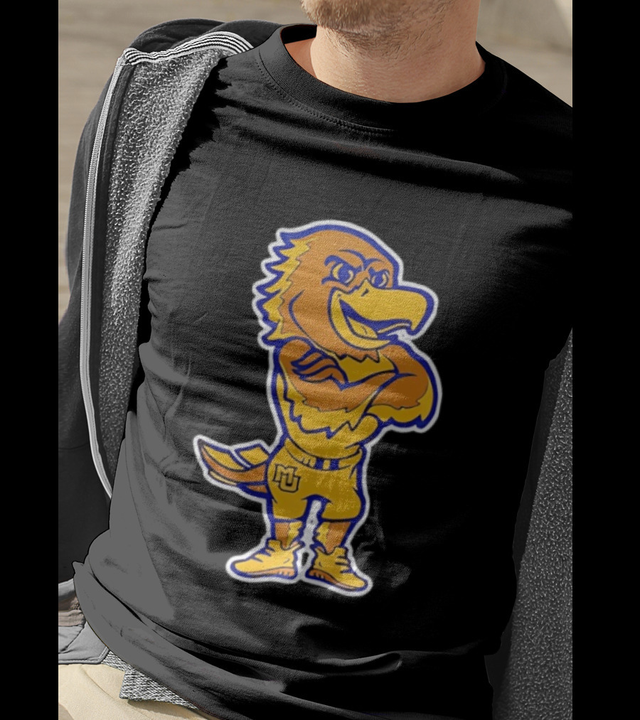 Marquette Basketball MU Golden Eagle Vintage Milwaukee T-Shirt