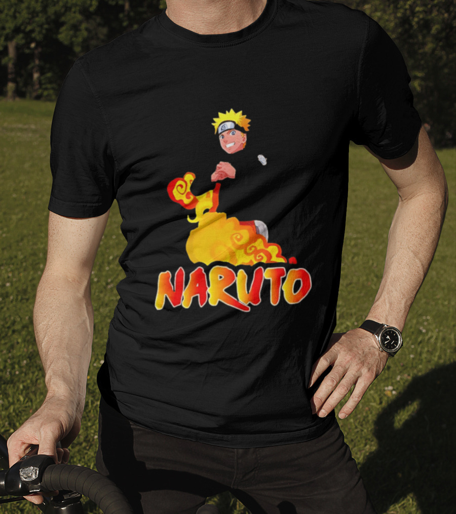 Naruto Atlanta Hawks Vintage 90s Style Anime T-Shirt