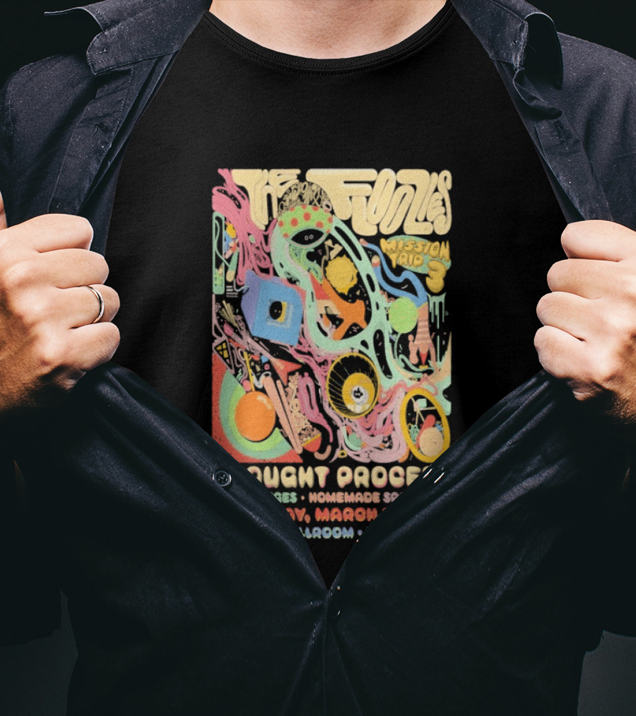 The Floozies Thought Process Mission Ballroom Denver March 21 2026 T-Shirt