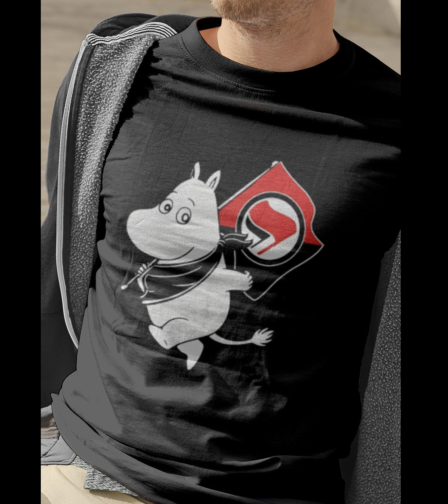 Tom Morello Antifa Moomin Anti Fascist T-Shirt