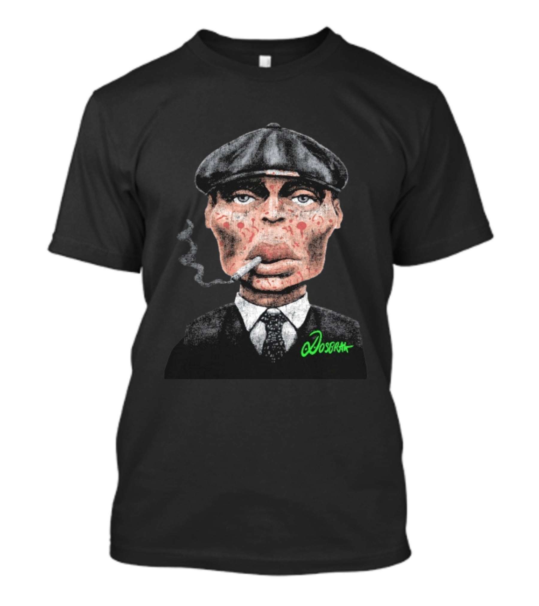 Tommy Shelby Smoking Cigarette By Dosbrak T-Shirt