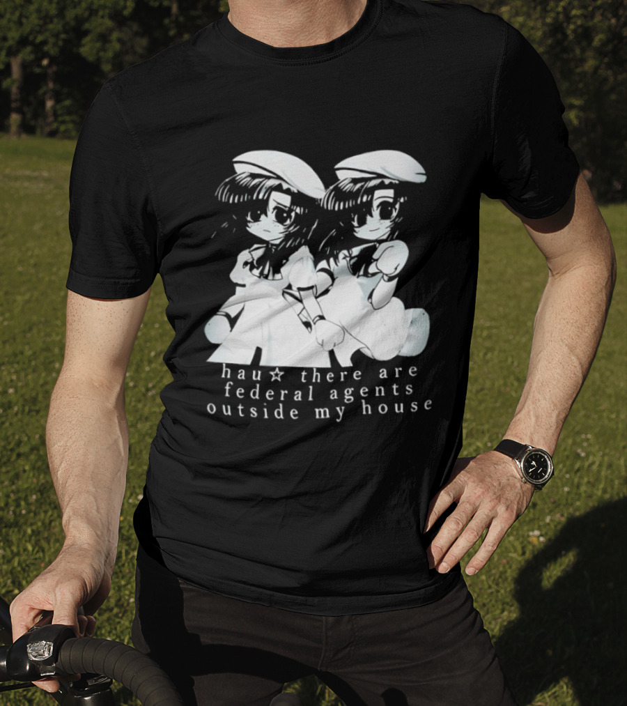 Touhou Project Series Hau There Are Federal Agents Outside My House T-Shirt
