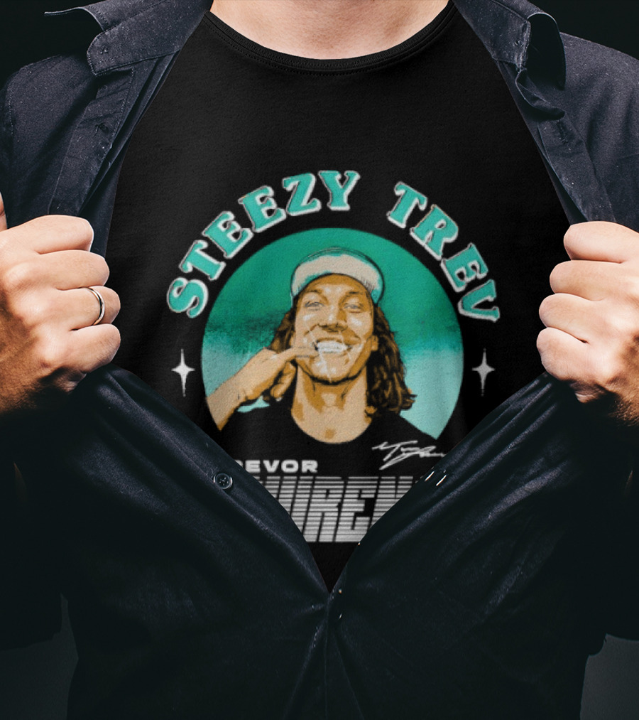 Steezy Trev Trevor Lawrence Signature Jacksonville T-Shirt