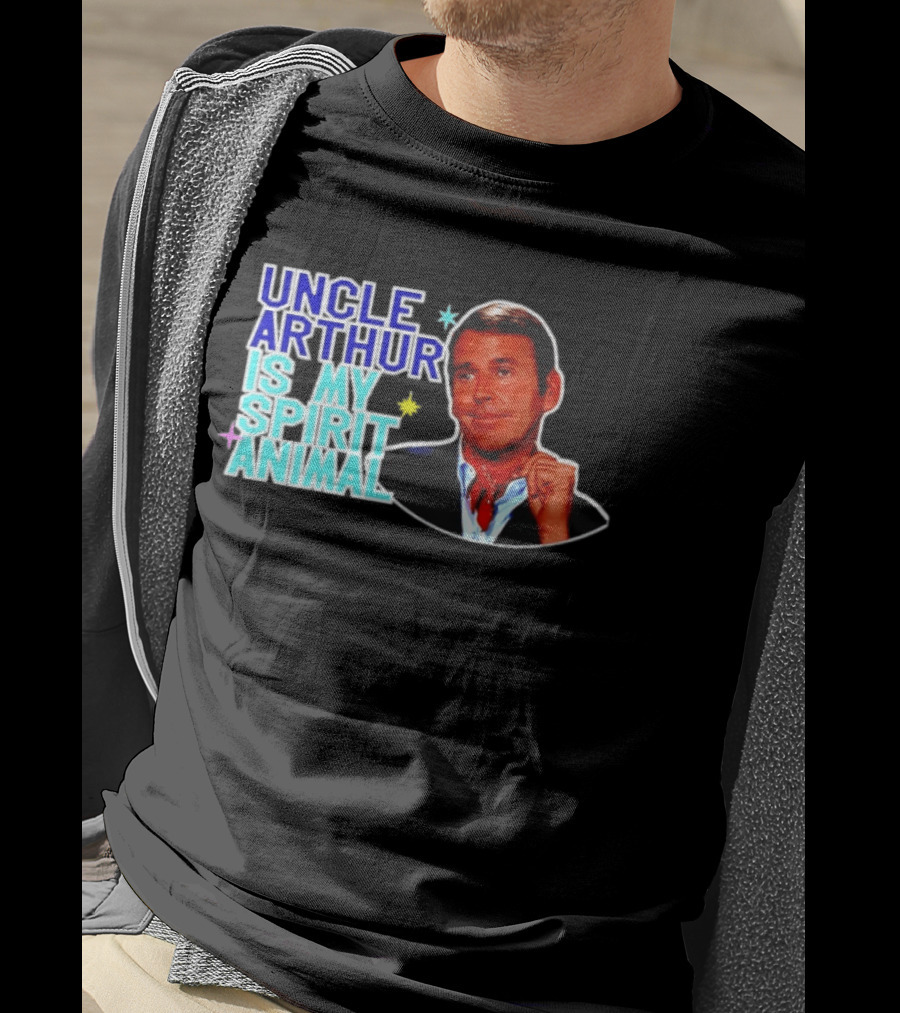 Uncle Arthur Is My Spirit Animal Bewitched Tribute Retro TV Fan Favorite T-Shirt
