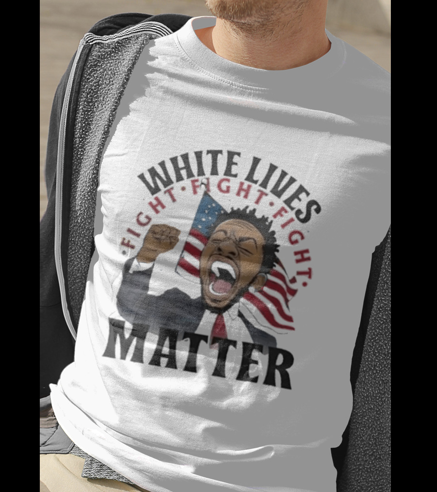 Kendrick Lamar White Lives Fight Matter American Flag Powers T-Shirt
