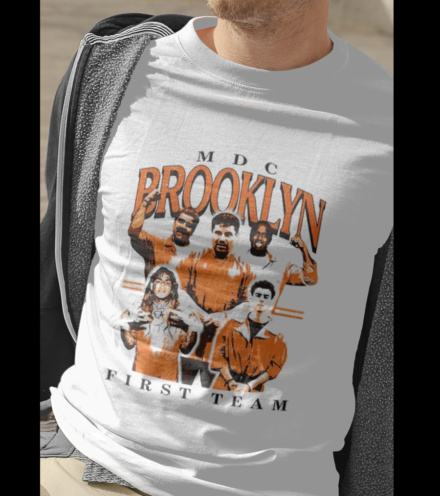 MDC Brooklyn First Team Meme Orange Figures T-Shirt