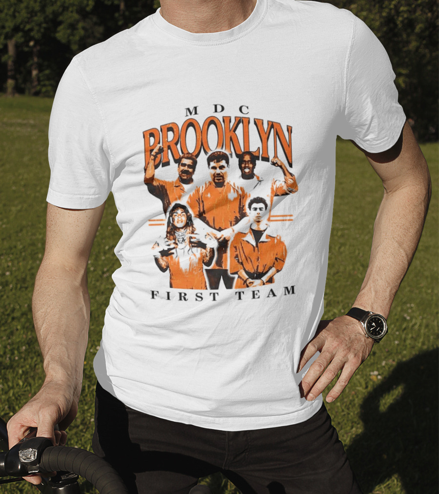 MDC Brooklyn First Team Meme Orange Figures T-Shirt