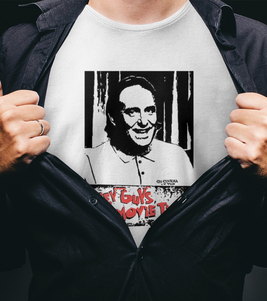 Hey Guys It's Movie Time Portrait With Signature T-Shirt