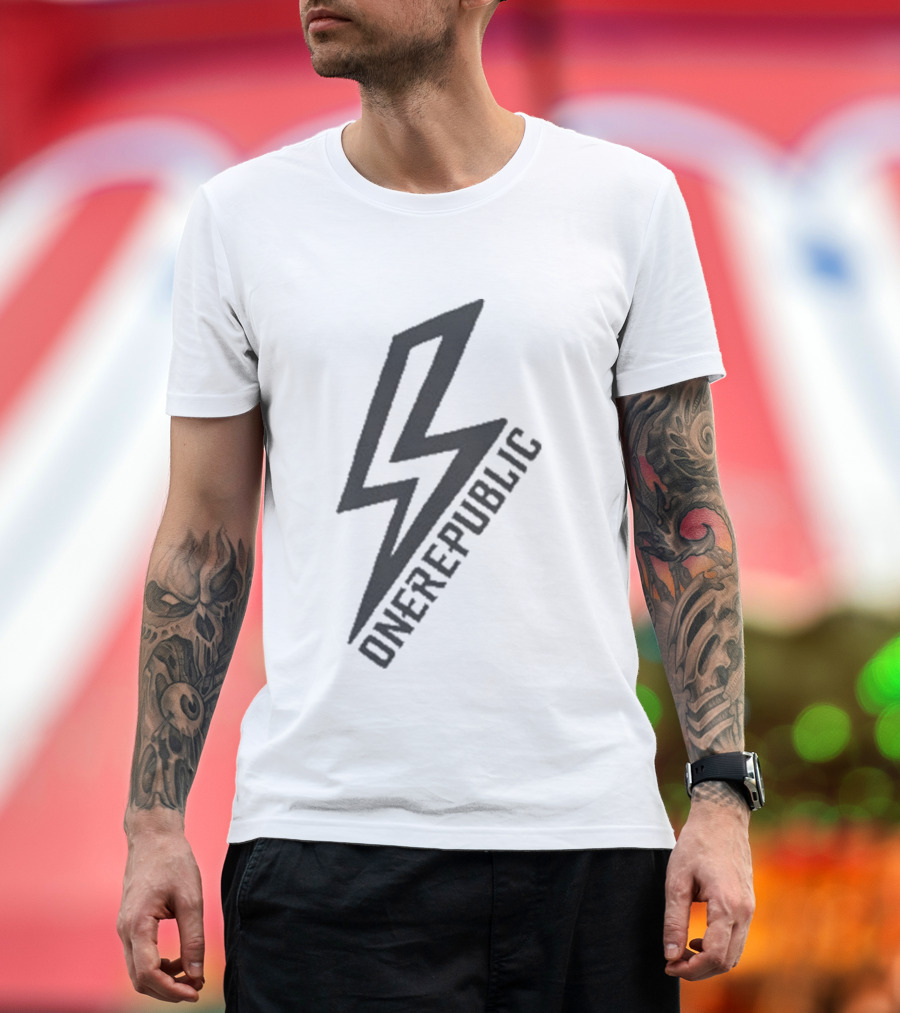 Onerepublic Lightning Bolt Tribute Fan T-Shirt