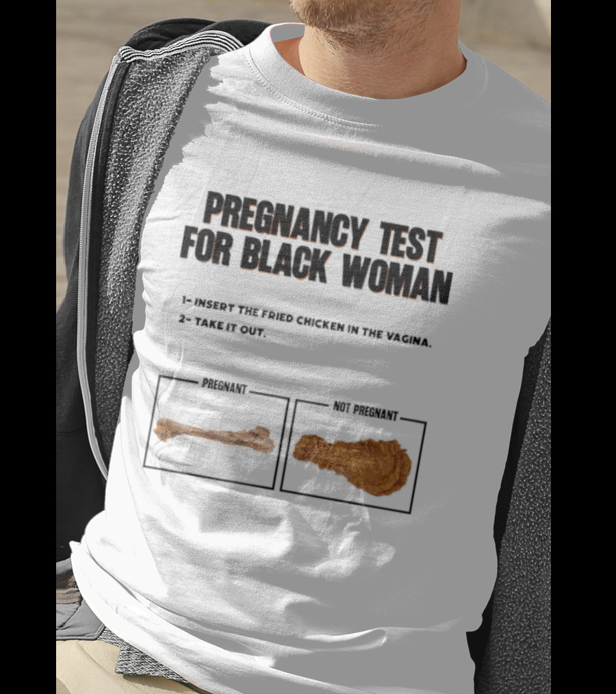 Pregnancy Test For Black Woman T-Shirt