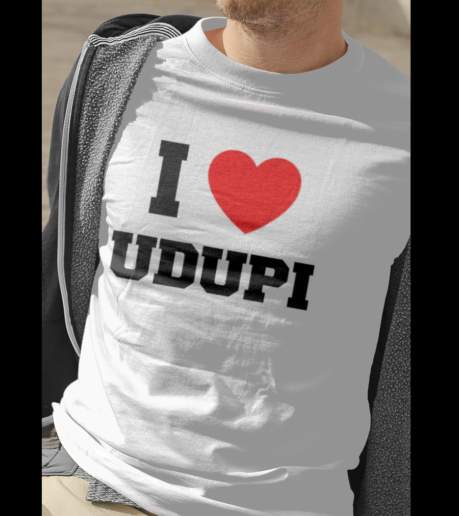 I Love Udupi Heart T-Shirt