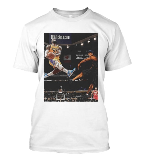 Alley Oop Lakers 23 NBA Anime Champions 2013 14 2017 18 T-Shirt