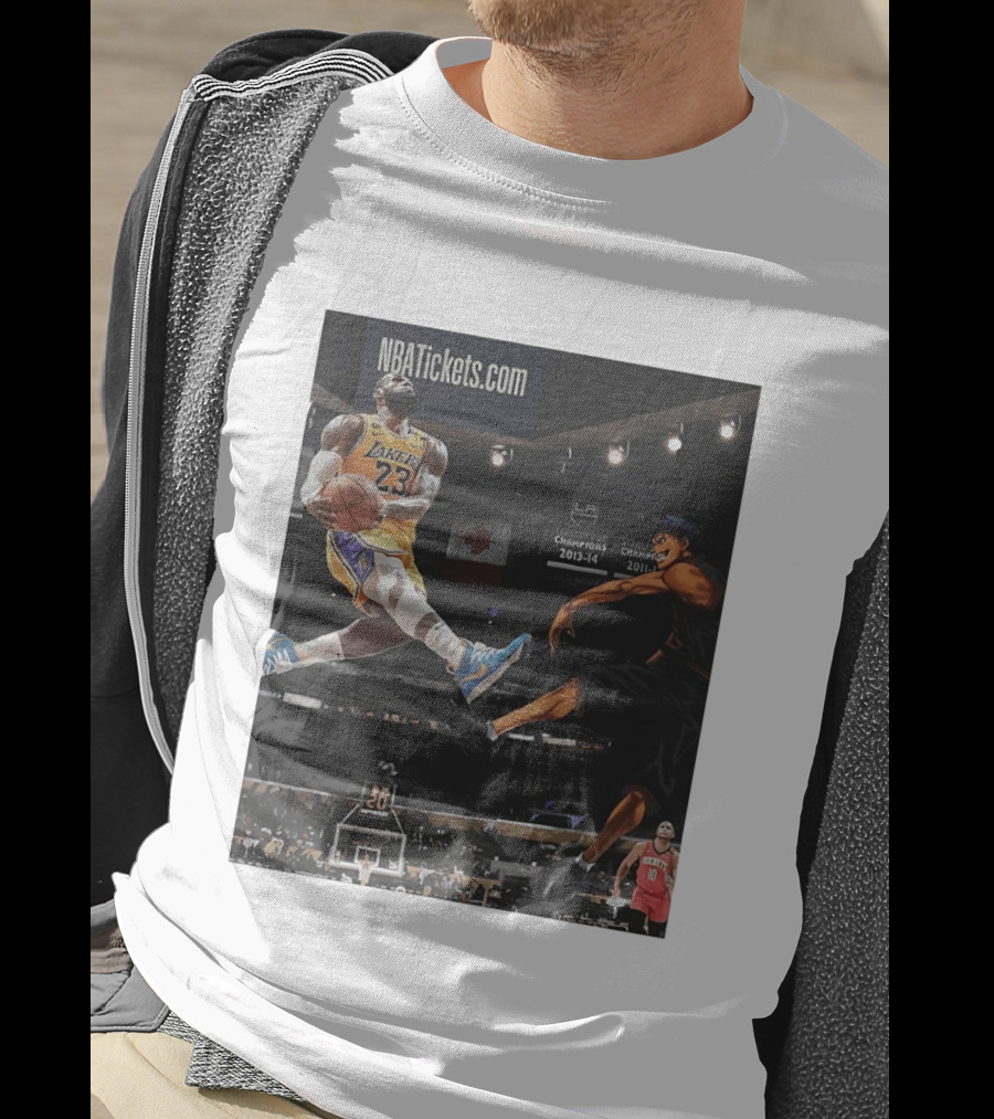 Alley Oop Lakers 23 NBA Anime Champions 2013 14 2017 18 T-Shirt