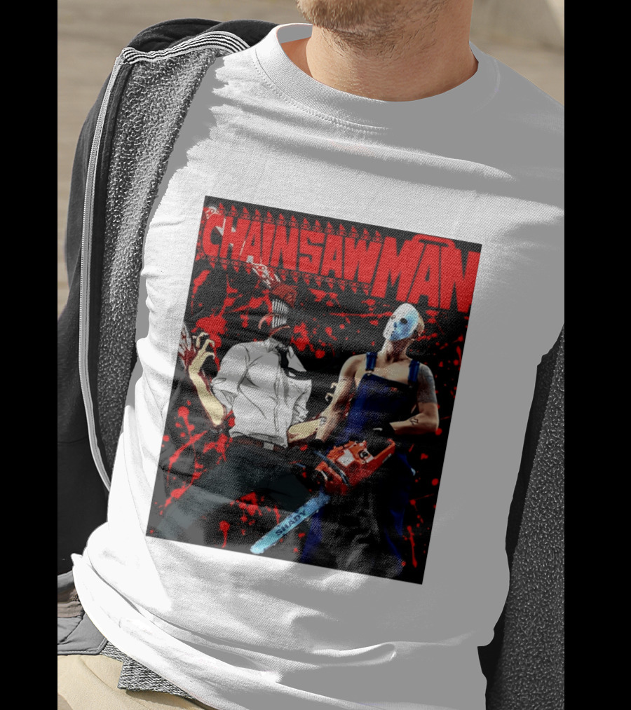 Chainsaw Man Shady Anime Horror T-Shirt