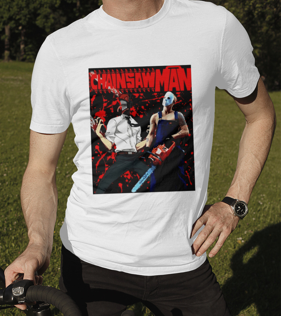 Chainsaw Man Shady Anime Horror T-Shirt