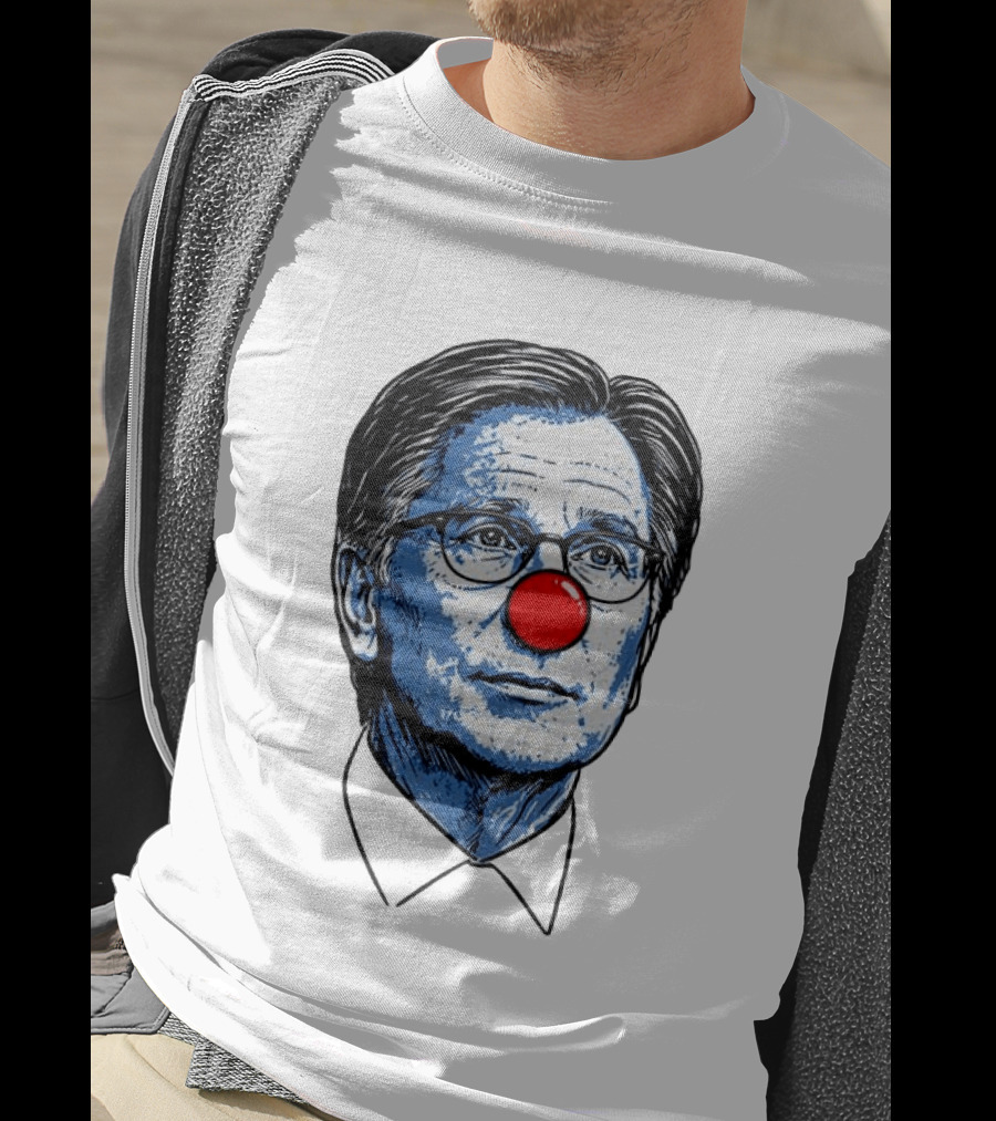 Dan Lifshatz Clown Red Nose Illustration Pop Culture T-Shirt