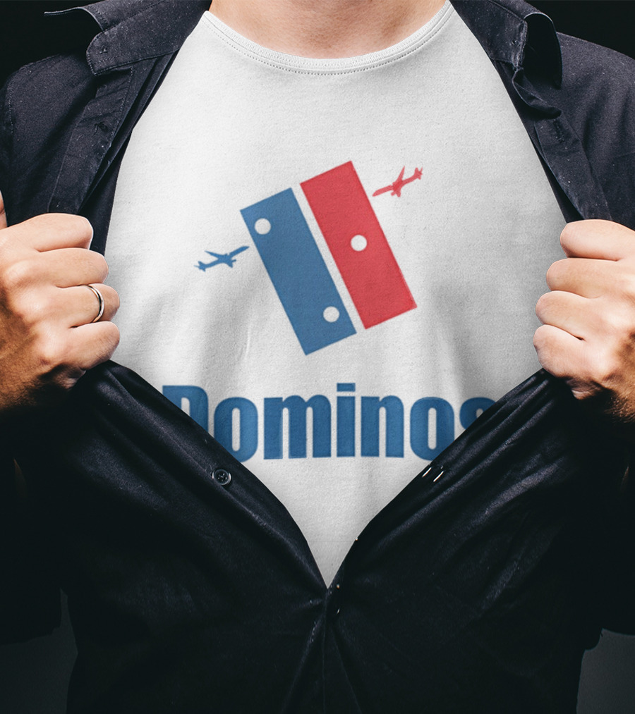 Dominos 9.11 Parody With Plane T-Shirt