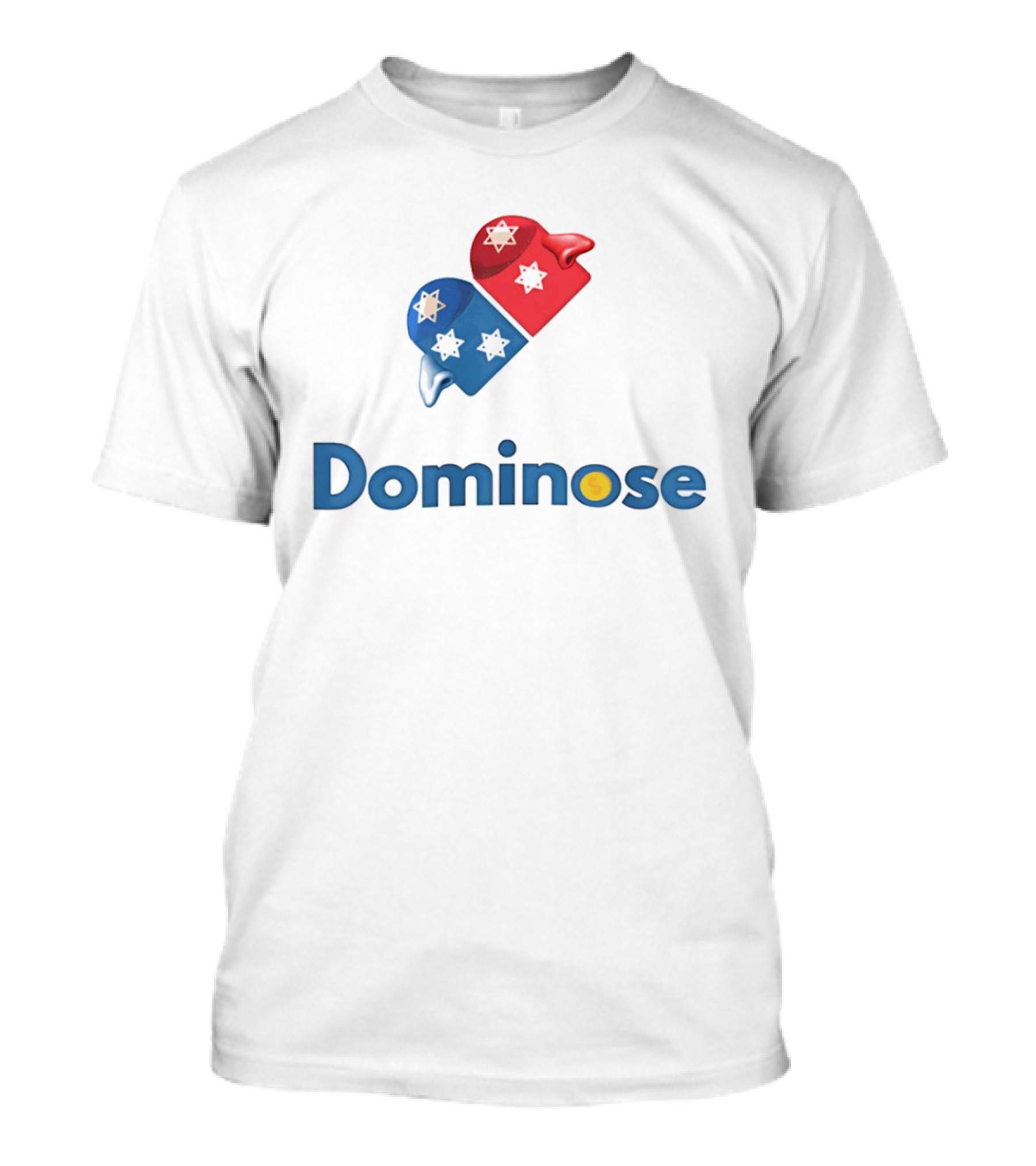 Dominoes Star Red Blue T-Shirt
