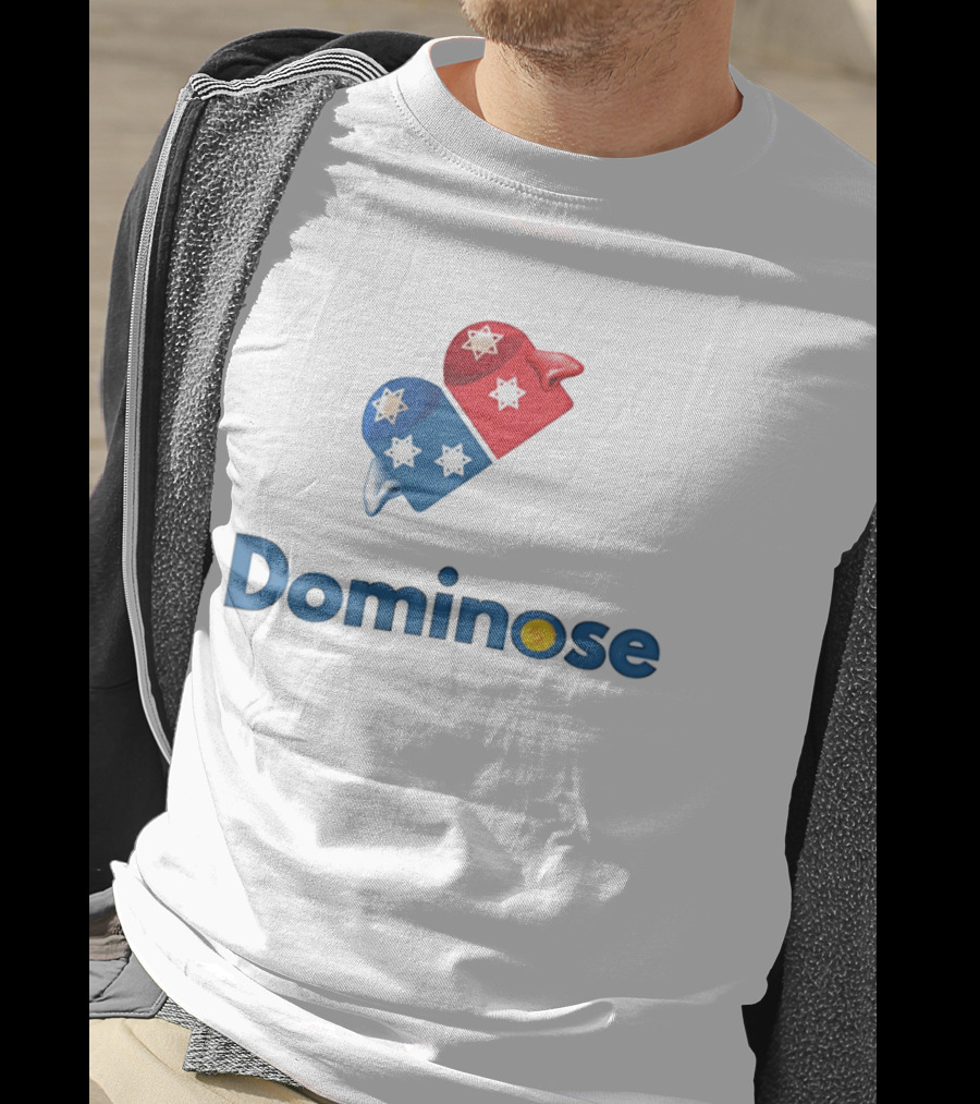 Dominoes Star Red Blue T-Shirt