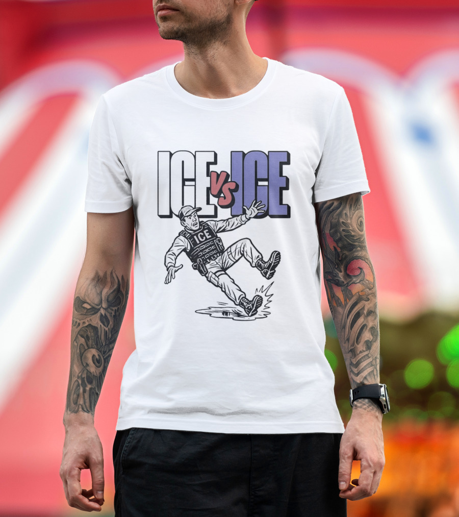 ICE Vs ICE 2026 Slippery Encounter T-Shirt