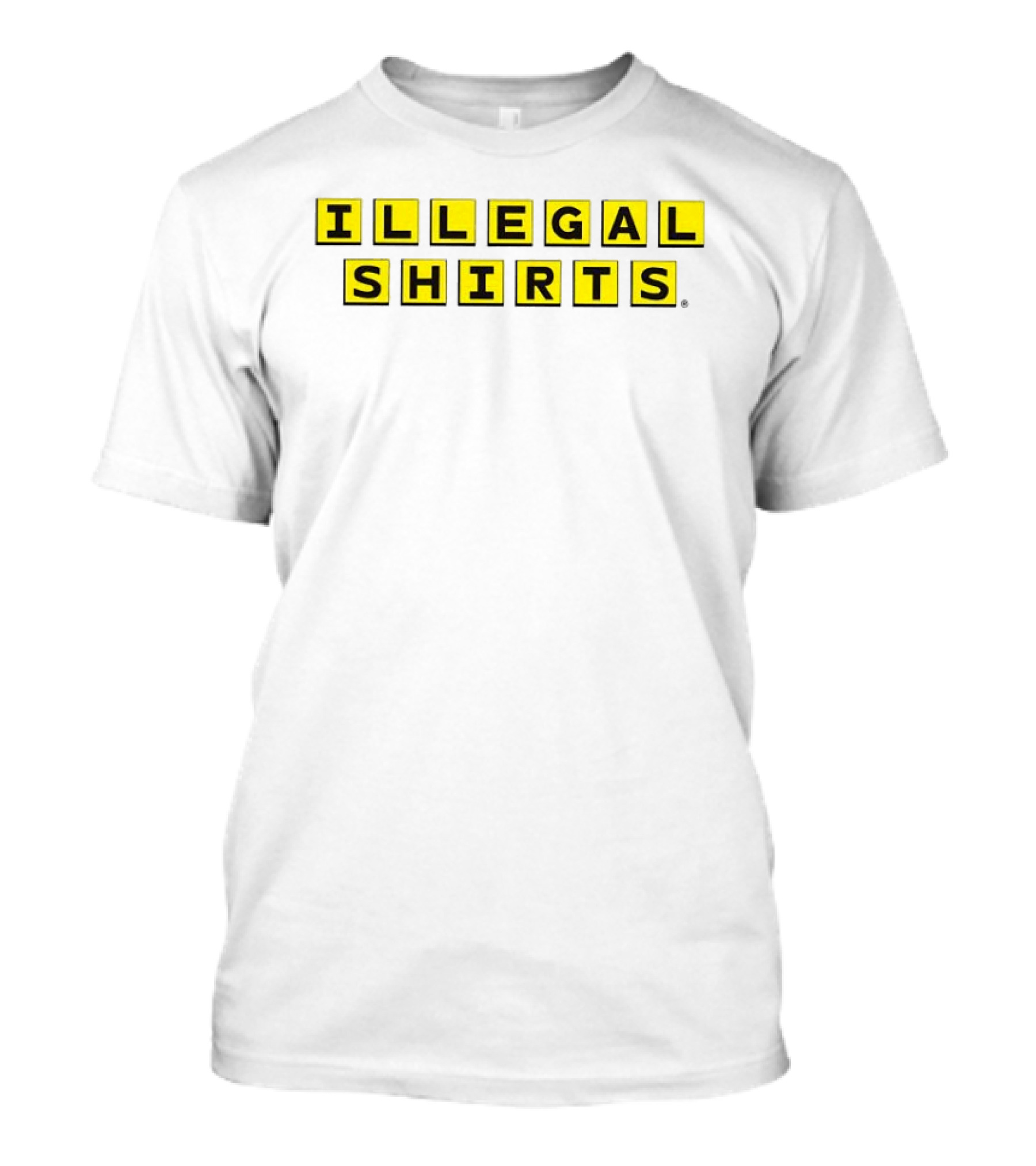 Illegal Waffle House Yellow Crossword Illegal T-Shirt