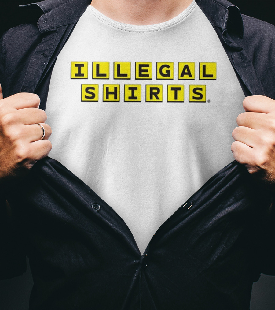 Illegal Waffle House Yellow Crossword Illegal T-Shirt