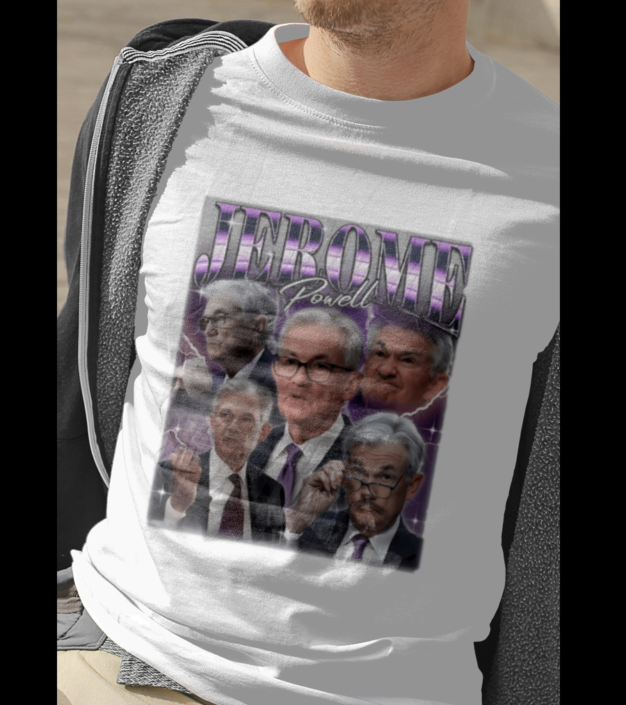 Jerome Powell Collage Multiple Expressions And Poses T-Shirt