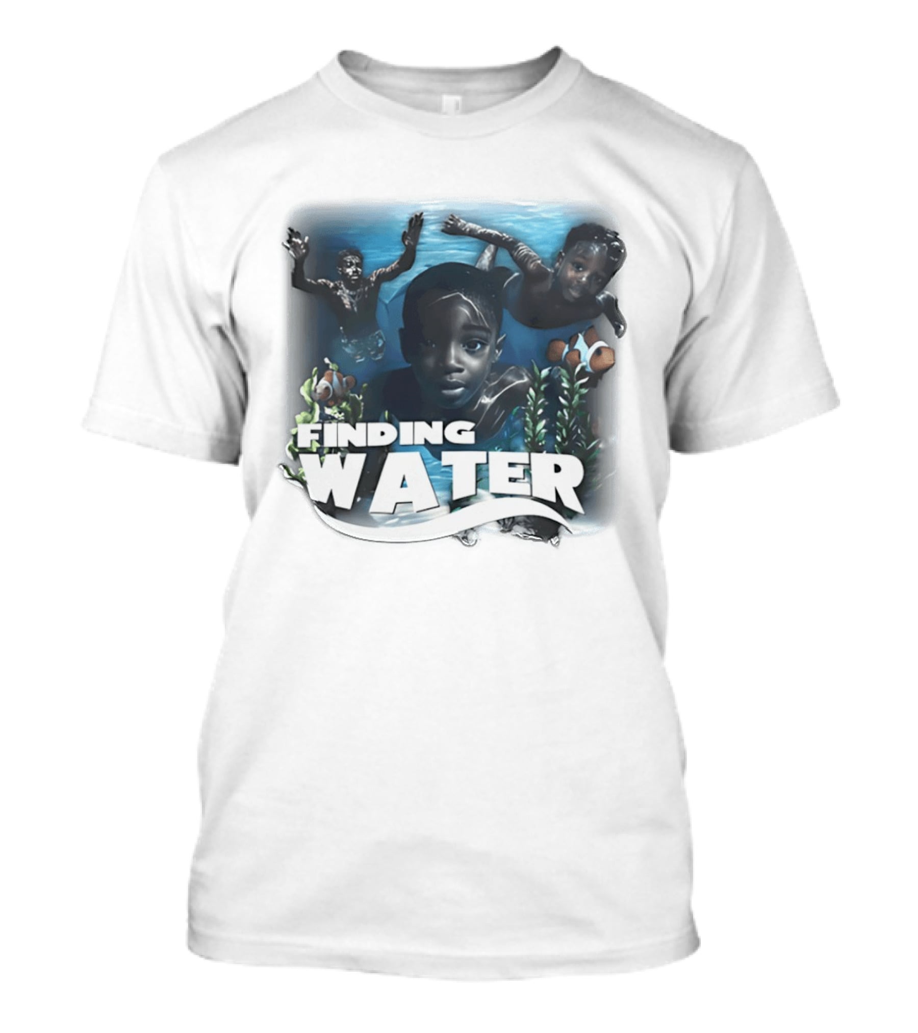 Finding Water Adventures Kids Underwater Journey T-Shirt