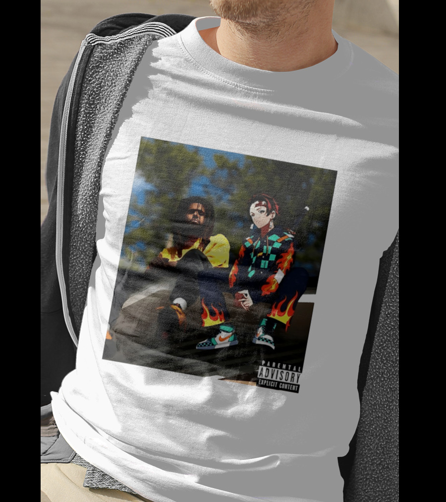 Forest Hills Scru Face Jean Tanjiro Kamado Parental Advisory Explicit Content T-Shirt