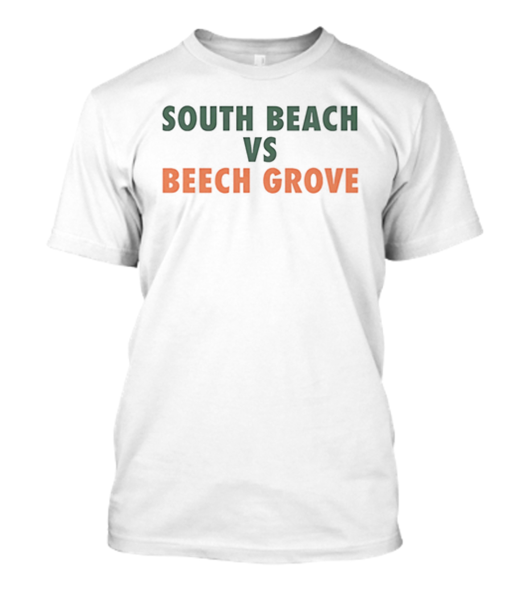 South Beach Vs Beech Grove Matchup Showdown T-Shirt