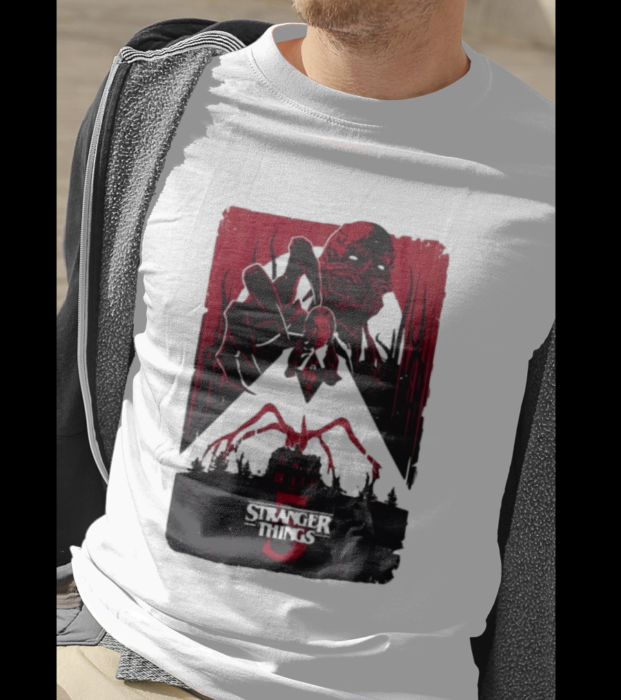 Stranger Things Season 5 Vecna Max Red T-Shirt
