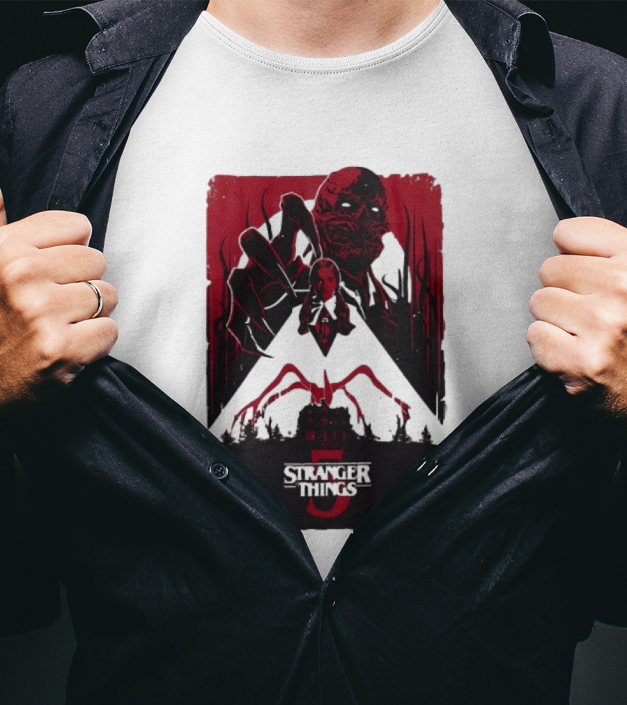 Stranger Things Season 5 Vecna Max Red T-Shirt