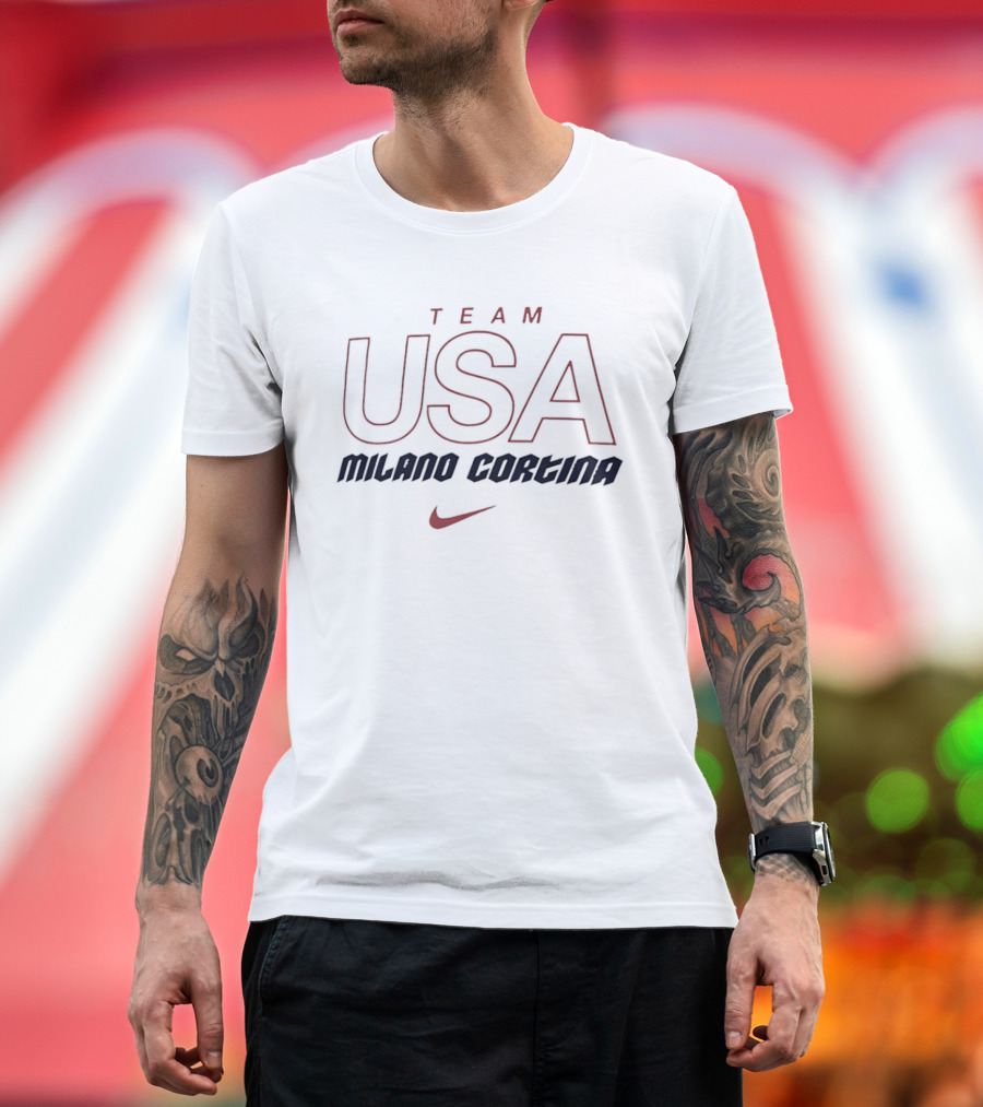 Team USA Milano Cortina 2026 Winter Olympics Nike T-Shirt