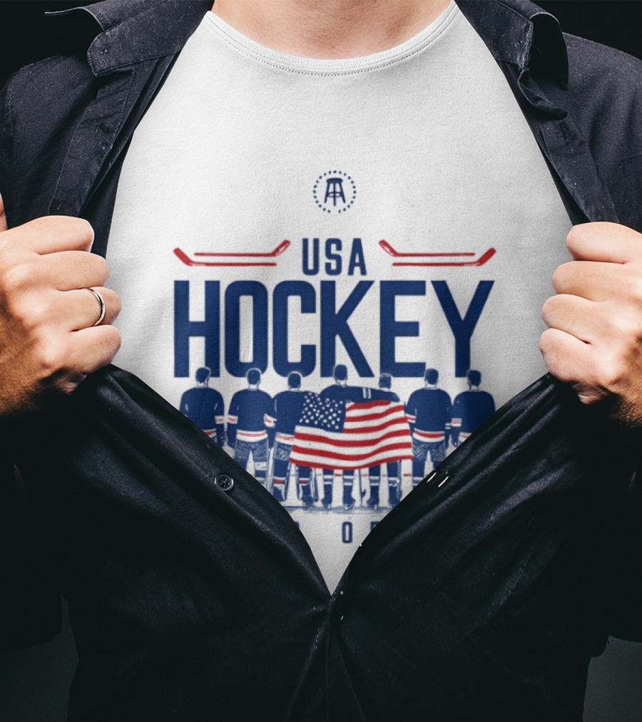 USA Hockey Is Do Or Die Players Flag Ice Skating Team With American T-Shirt