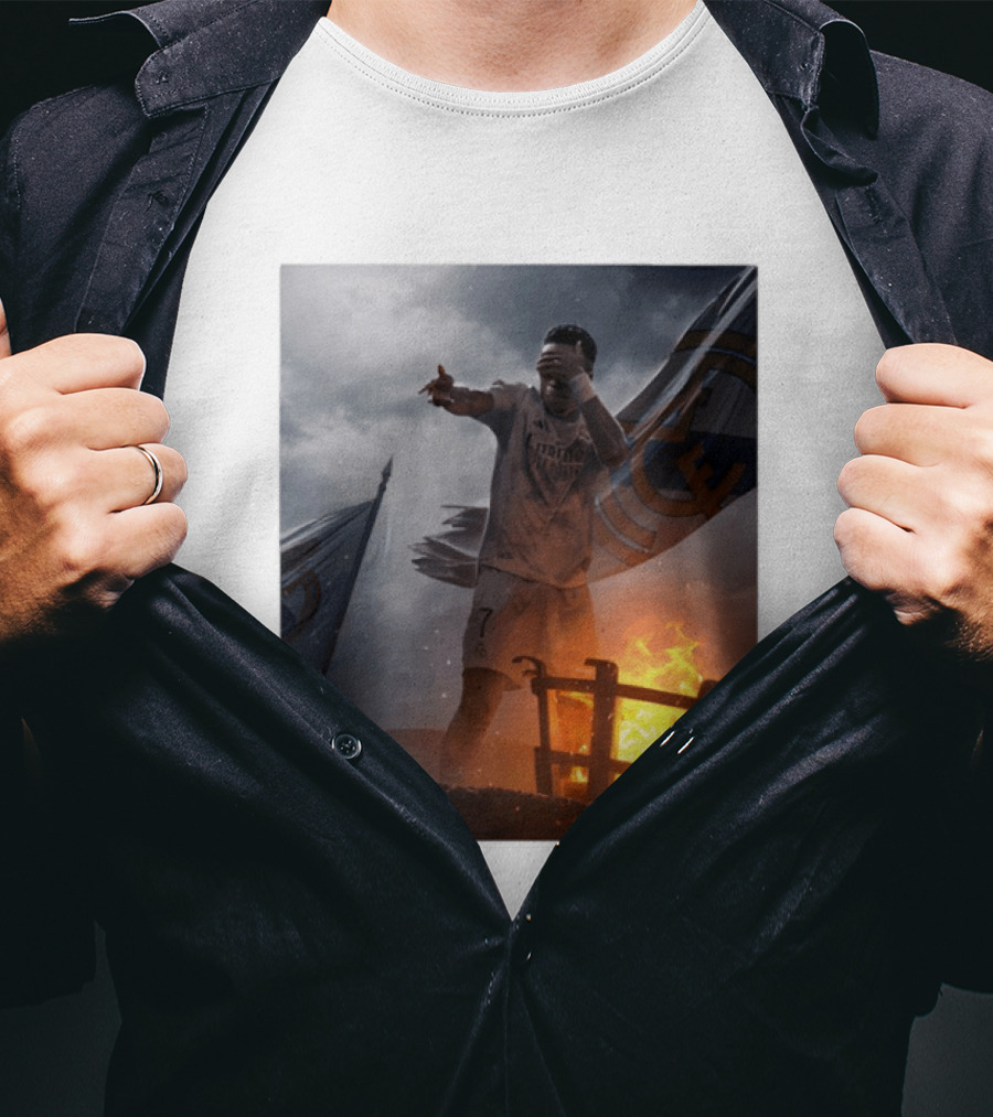 Vini Jr From Doubt To Destiny Real Madrid Football Legend T-Shirt