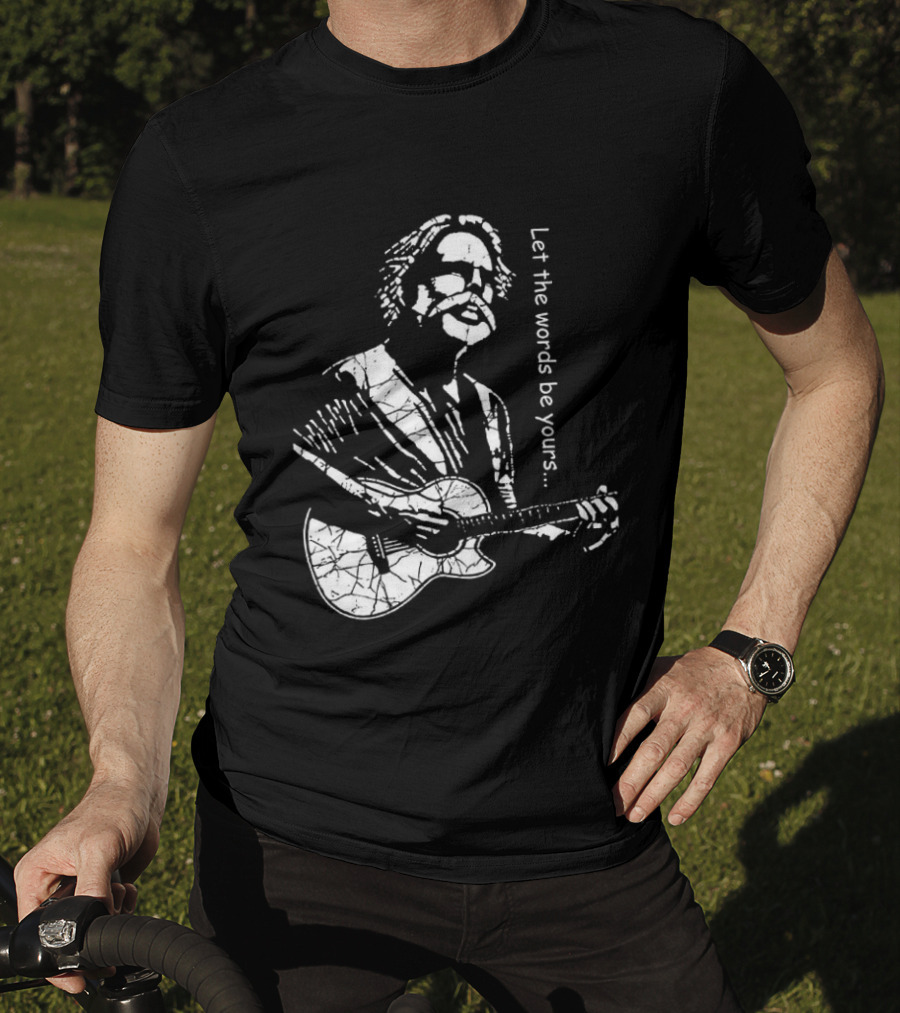 Bob Weir Let The Words Be Yours Acoustic Guitar T-Shirt